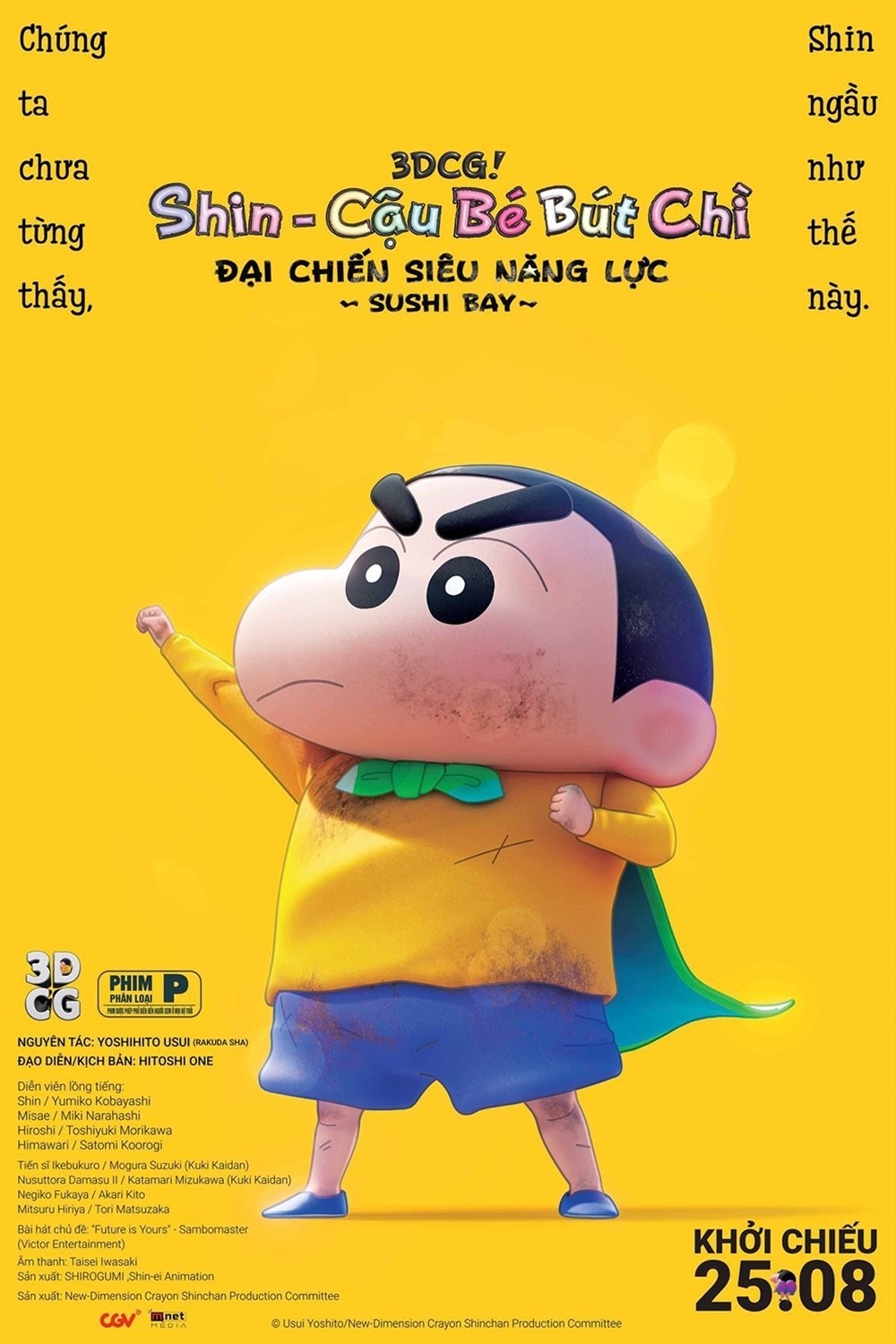 Xem phim Shin - Cậu Bé Bút Chì 31: Đại Chiến Siêu Năng Lực ~ Sushi Bay ~